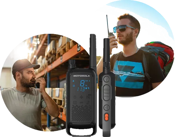 Two way radio communication equipment and users